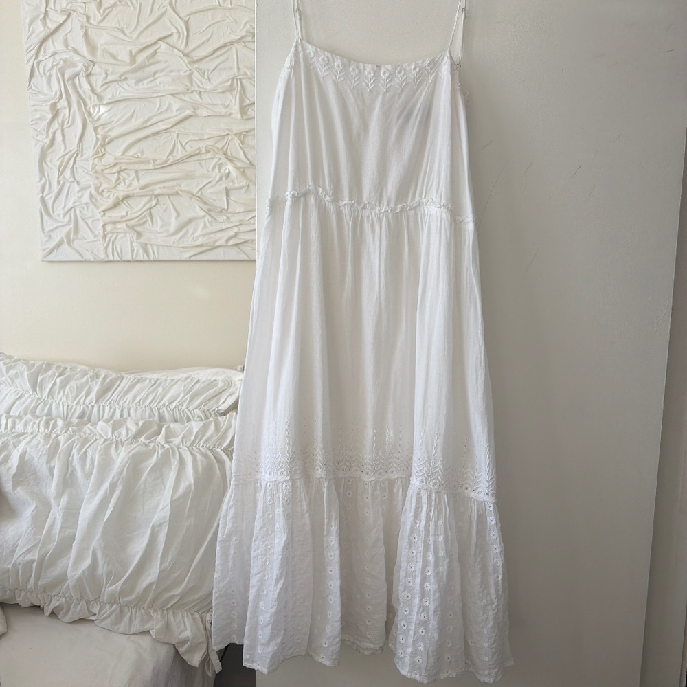 J.Crew White Cotton Dress